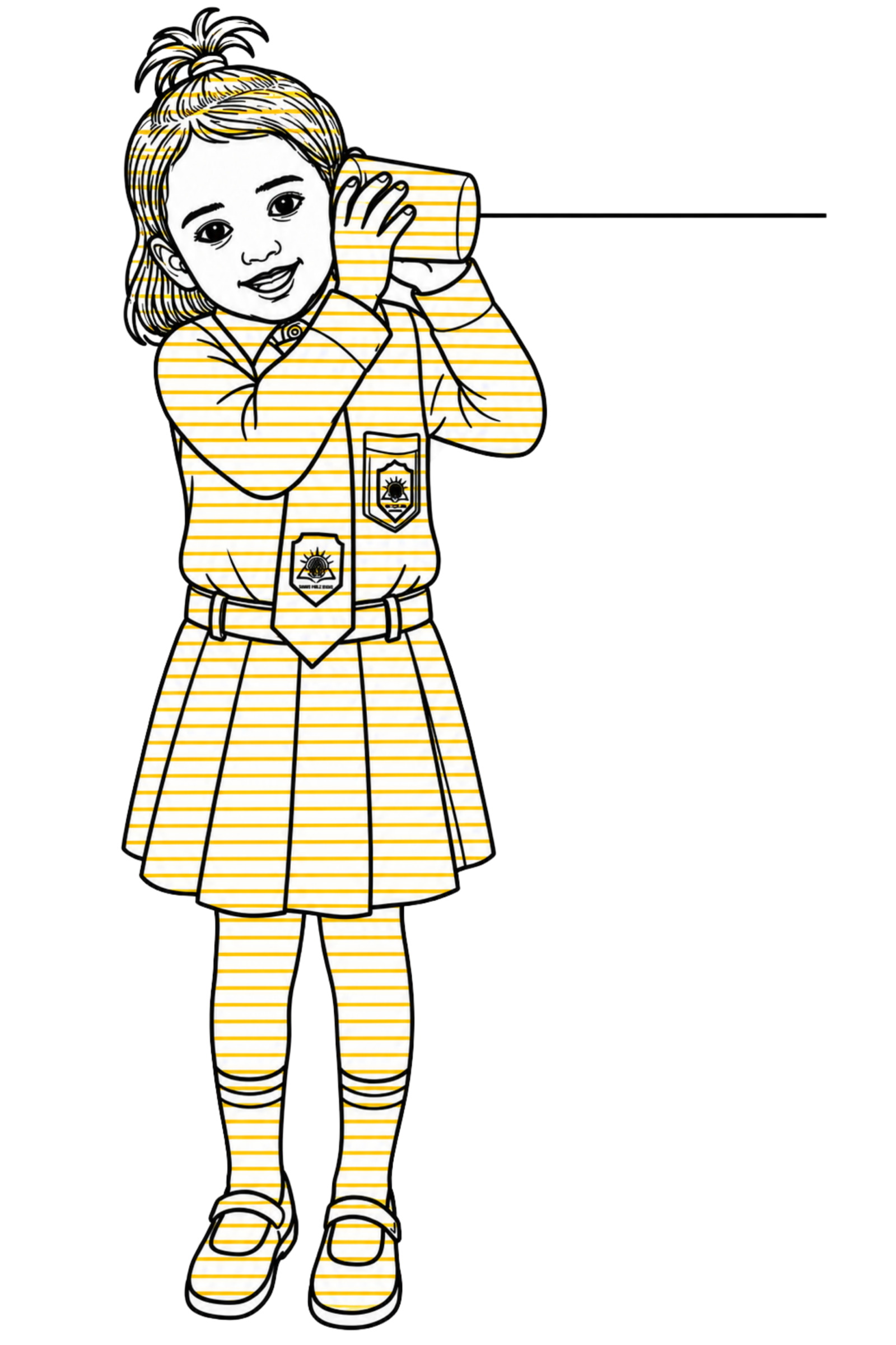 Contact illustration left