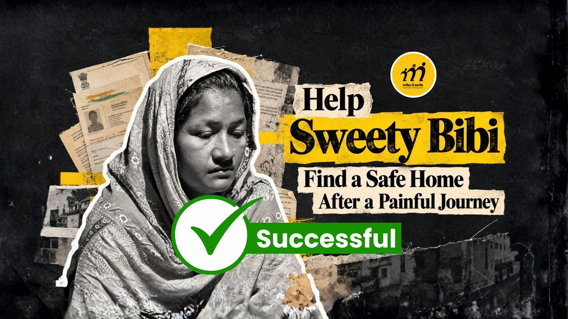 Help Sweety Bibi Find A Safe Home After a Painful Journey